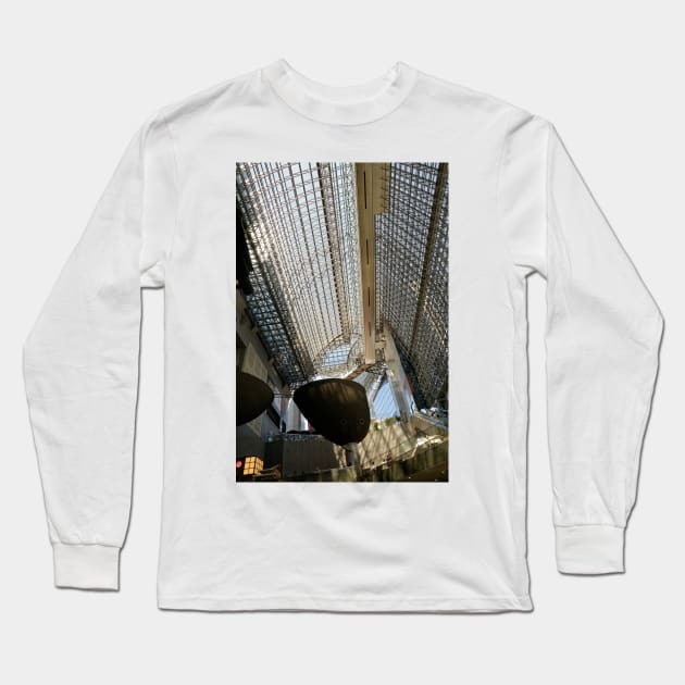  the station area in Kyoto Long Sleeve T-Shirt by Offiinhoki